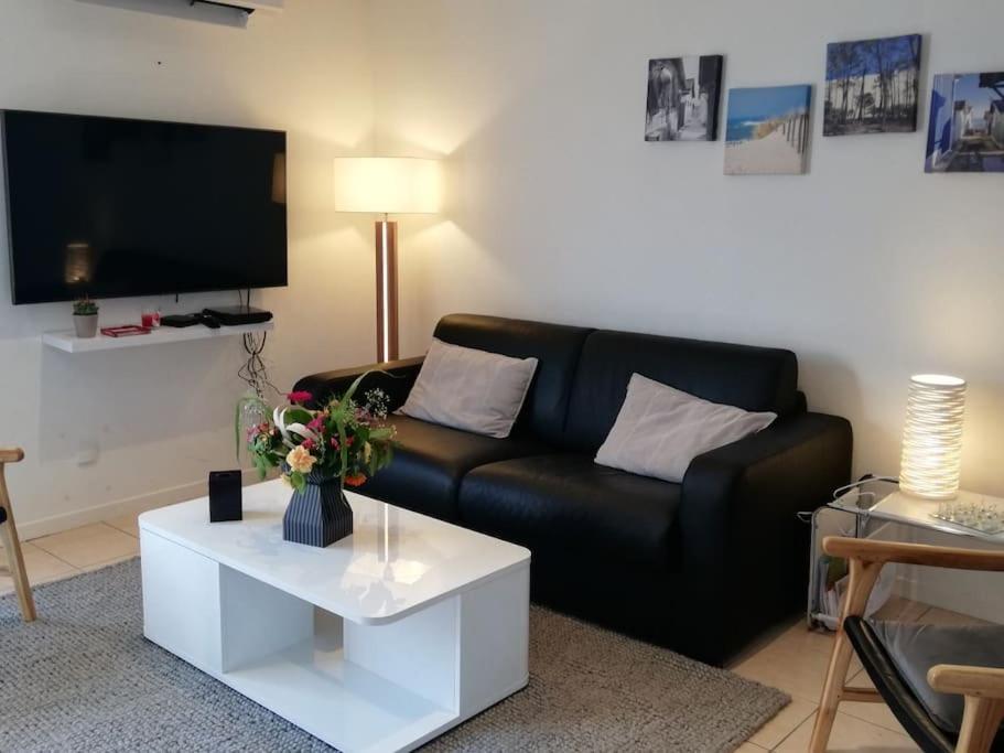 Ravissante Maison 3* Avec Jacuzzi Proche Lac Biscarrosse Bagian luar foto