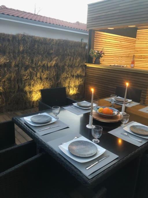 Ravissante Maison 3* Avec Jacuzzi Proche Lac Biscarrosse Bagian luar foto